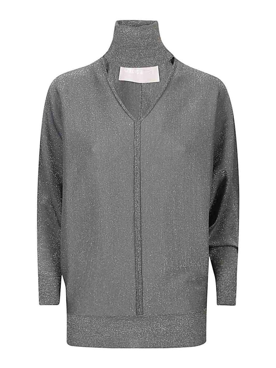Circus Hotel Pull Col Roulé - Gris