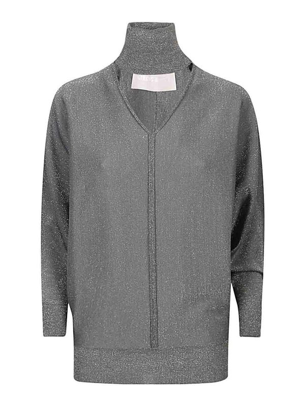Circus Hotel Pull Col Roulé - Gris