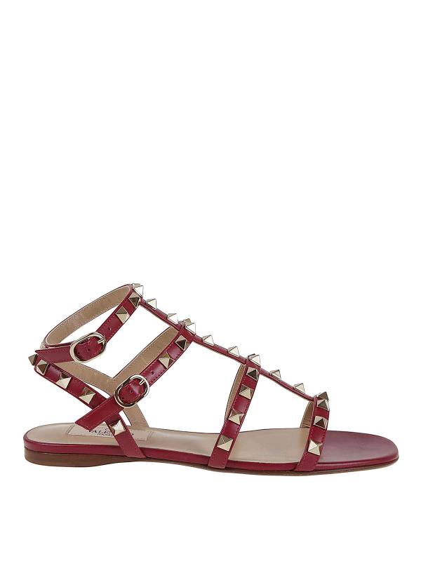 Valentino Garavani Sandales - Or Blanc