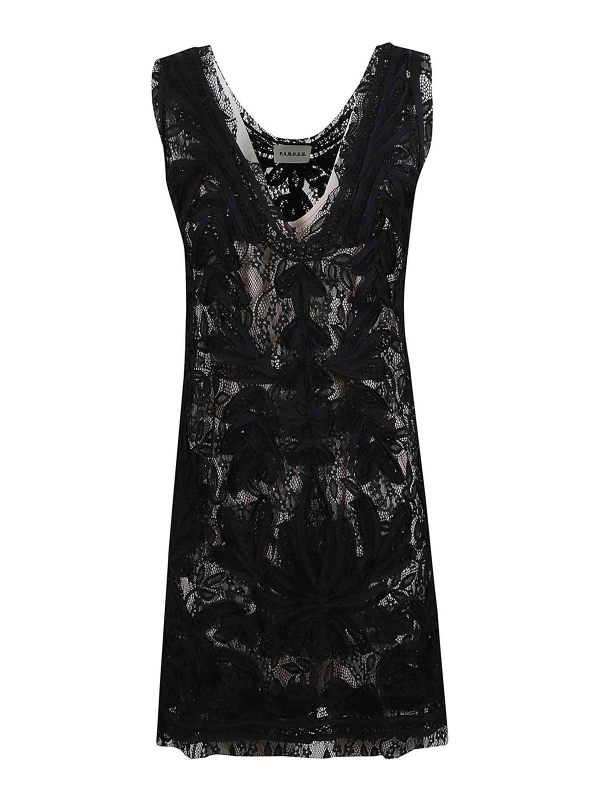 P. A.R. O.S. H. Robe Au Genou - Noir