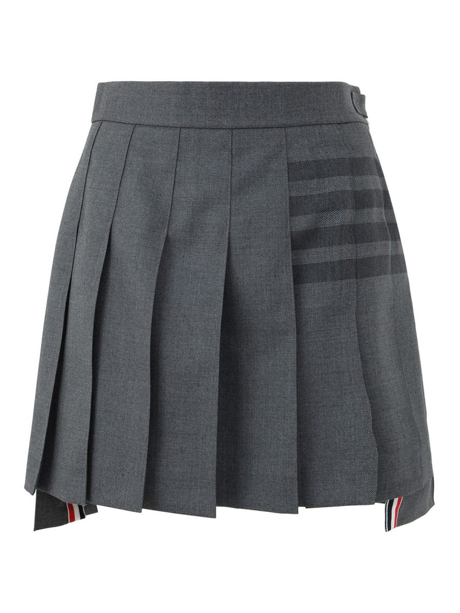Thom Browne Mini Jupe - Gris