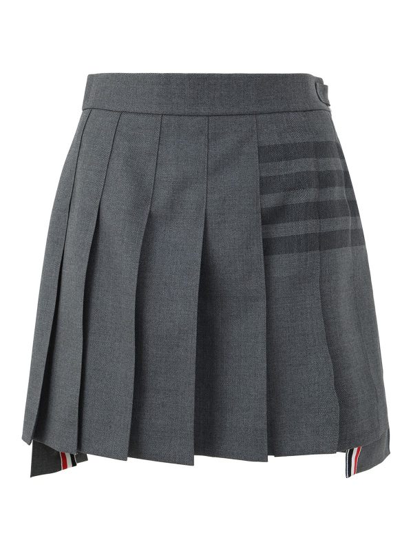 Thom Browne Mini Jupe - Gris