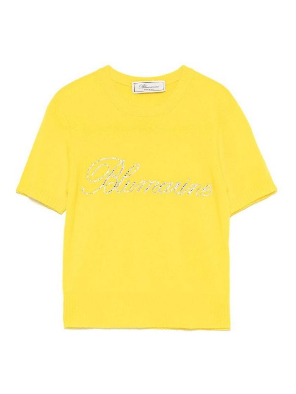 Blumarine Pull Col Rond - Jaune
