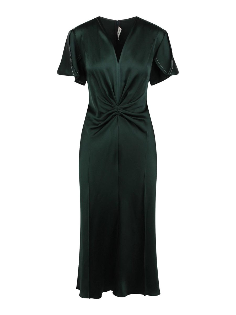 Victoria Beckham Jupe Midi - Vert