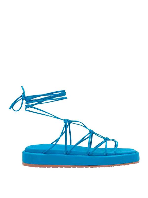 Gianvito Rossi Sandales - Bleu Clair