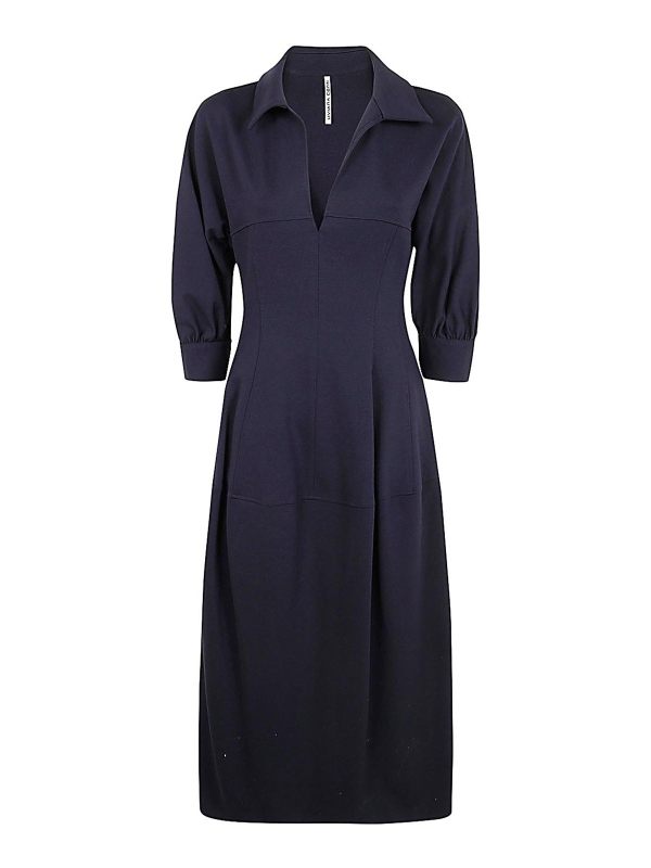 Liviana Conti Robe Au Genou - Bleu