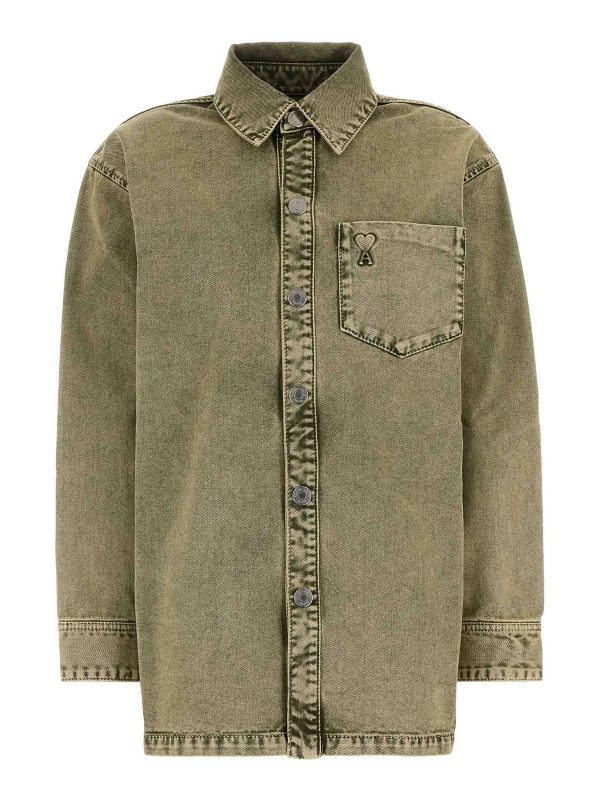 Ami Paris Chemise - Gris