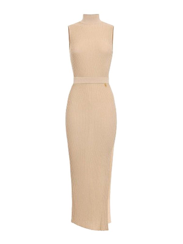 Elisabetta Franchi Maxi Robe - Beige