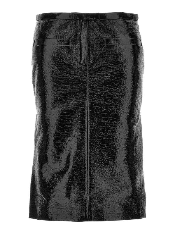 Courreges Jupe Midi - Noir