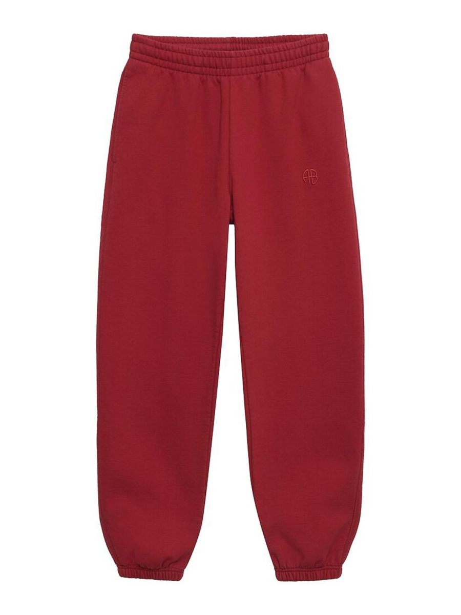 Anine Bing Pantalons Décontractés - Rouge