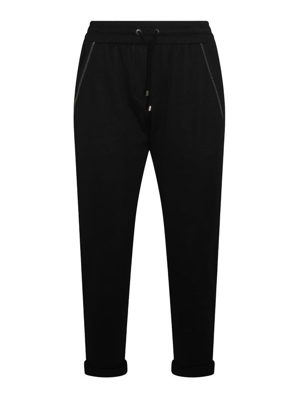 Brunello Cucinelli Pantalons Décontractés - Noir