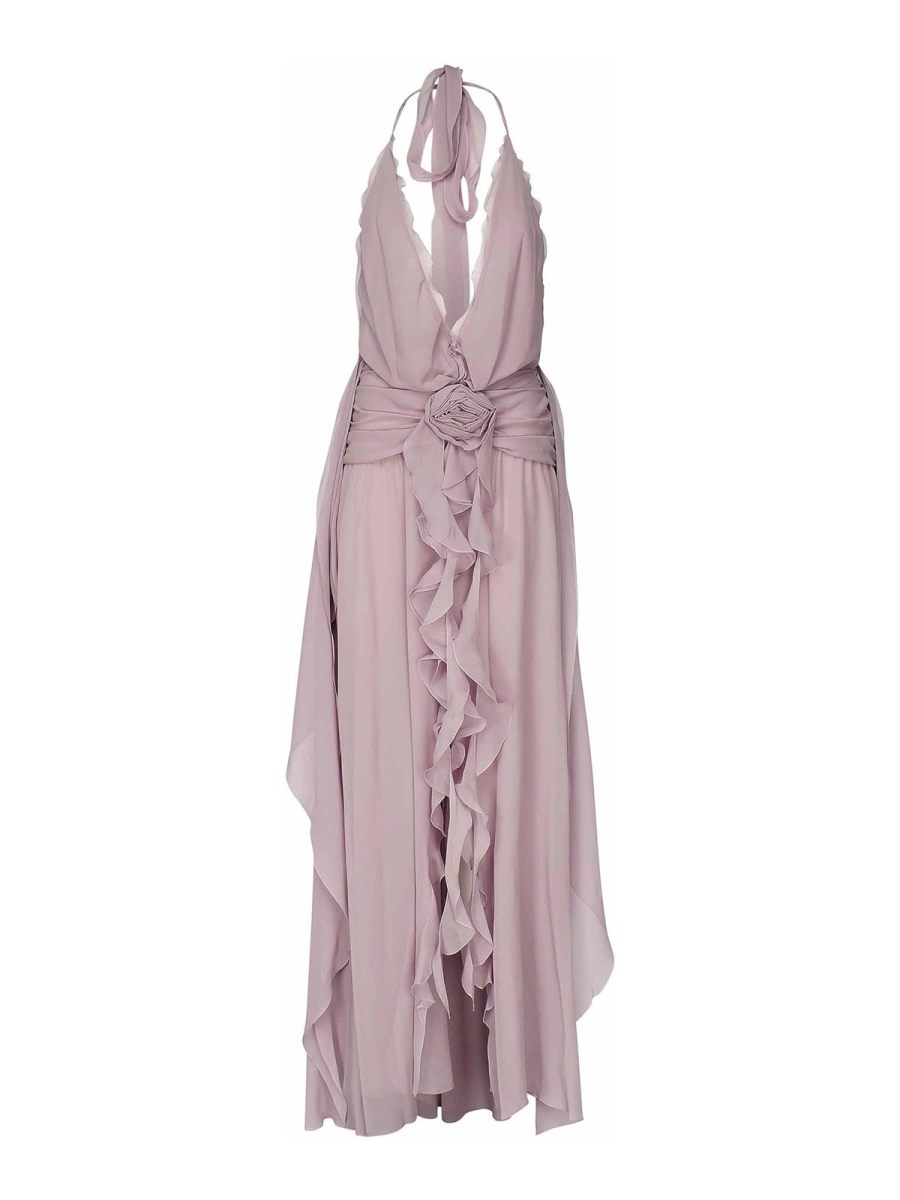 Blumarine Maxi Robe - Rose