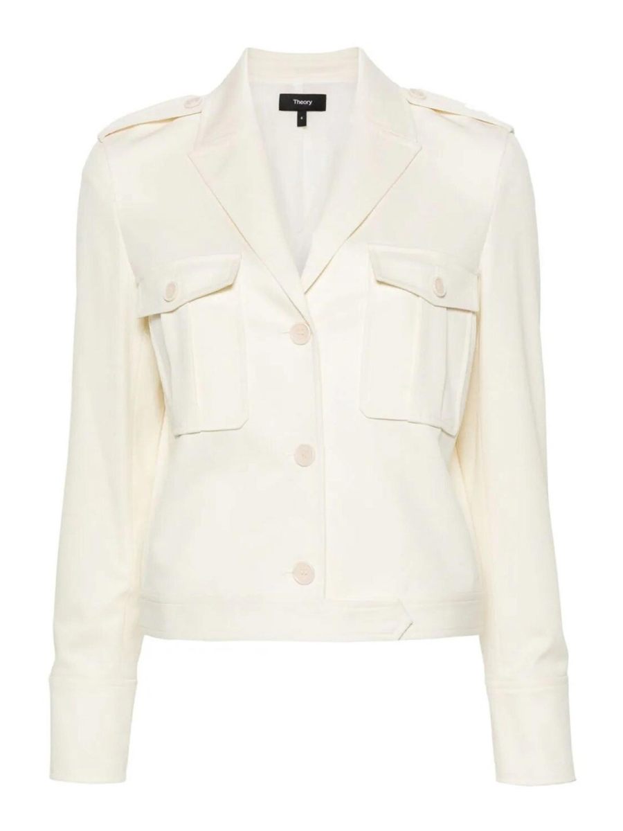 Theory Veste Casual - Blanc