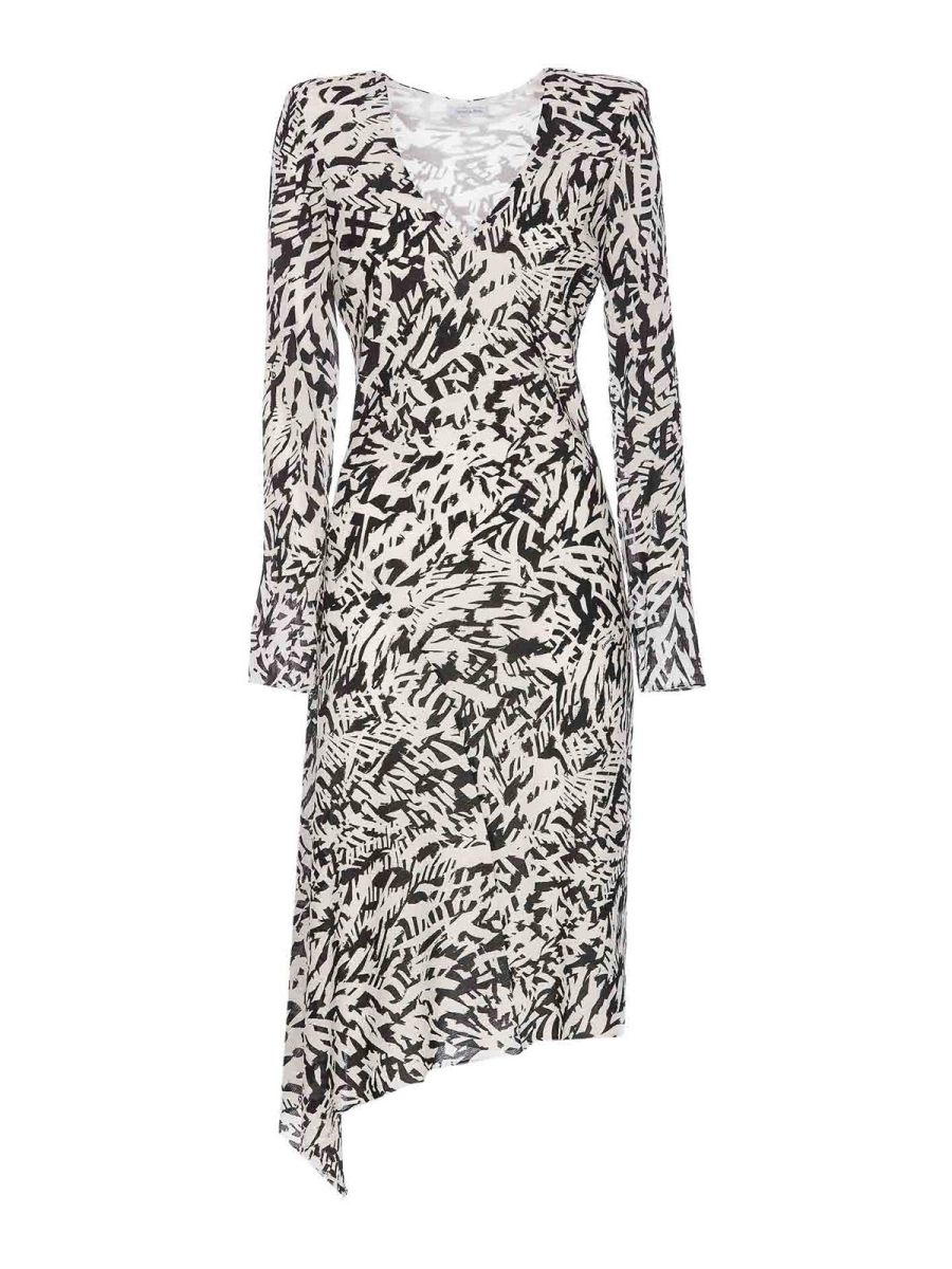 Patrizia Pepe Robe Au Genou - Noir