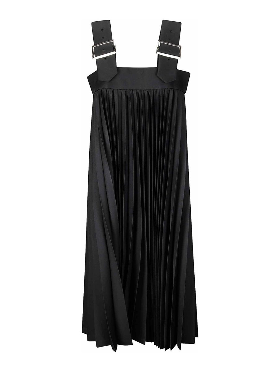 Comme Des Garcons Jupe Midi - Noir