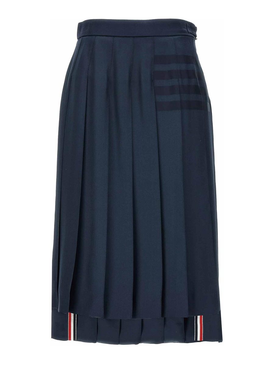 Thom Browne Jupe Midi - Bleu