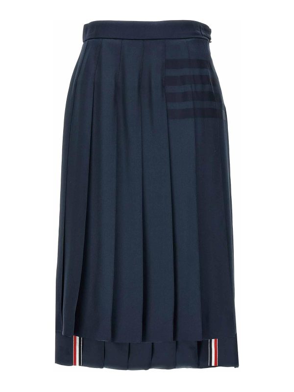 Thom Browne Jupe Midi - Bleu