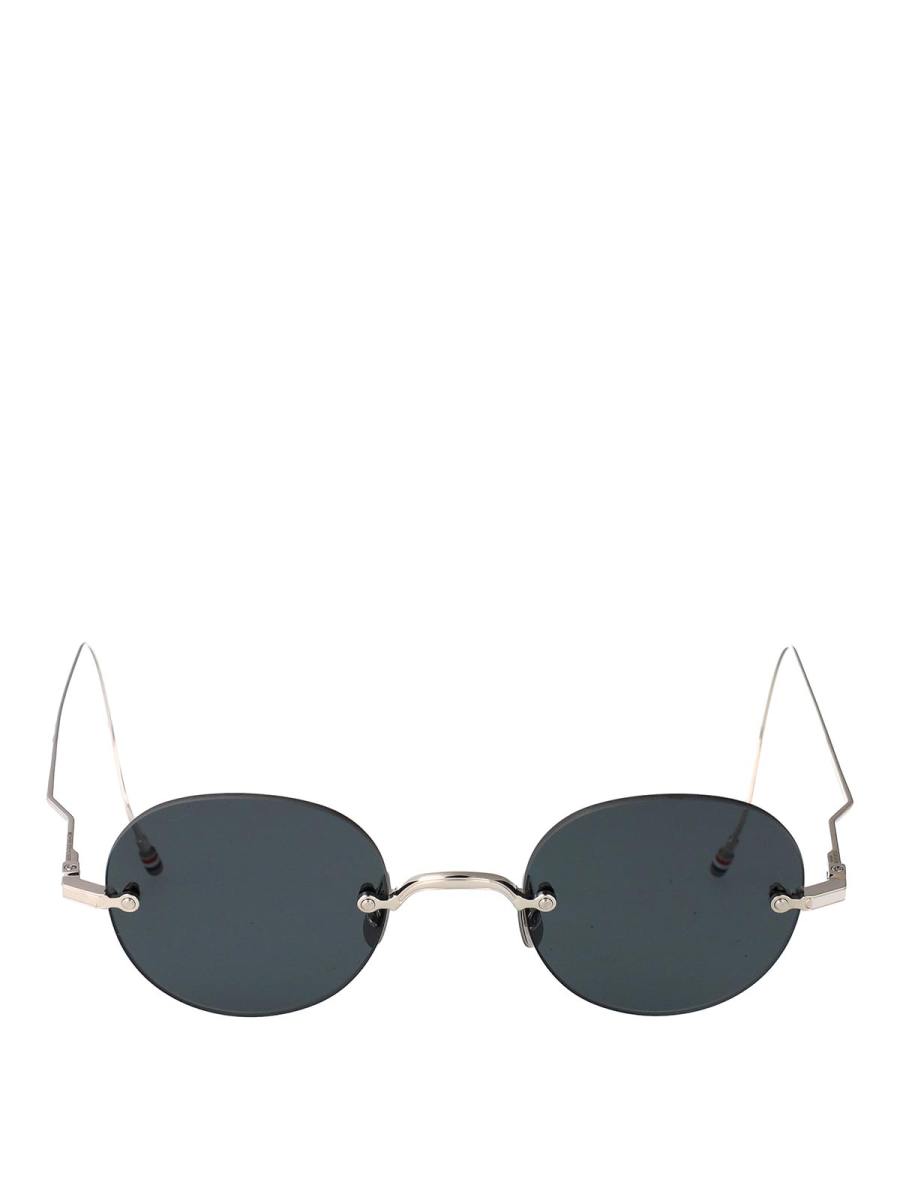 Thom Browne Lunettes De Soleil - Argent