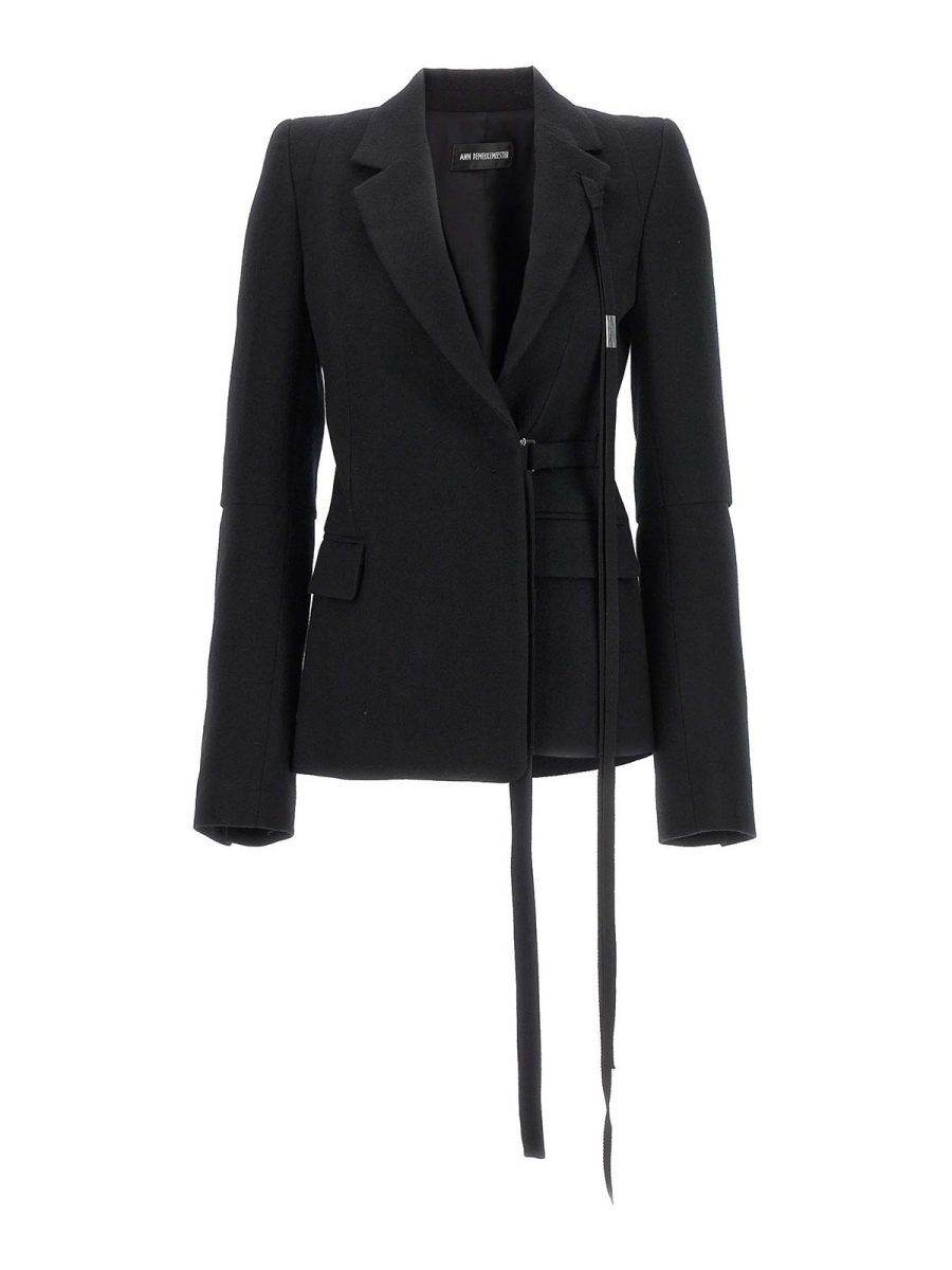 Ann Demeulemeester Blazer - Noir