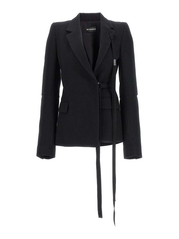 Ann Demeulemeester Blazer - Noir