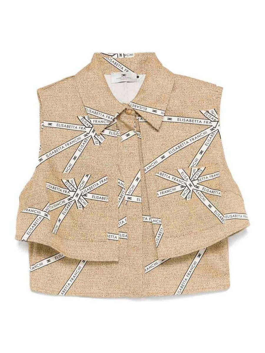 Elisabetta Franchi Chemise - Beige