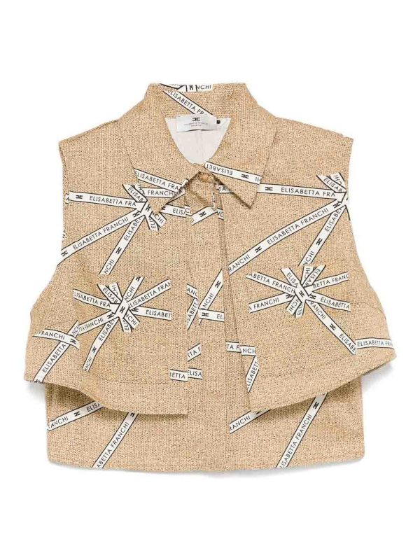 Elisabetta Franchi Chemise - Beige