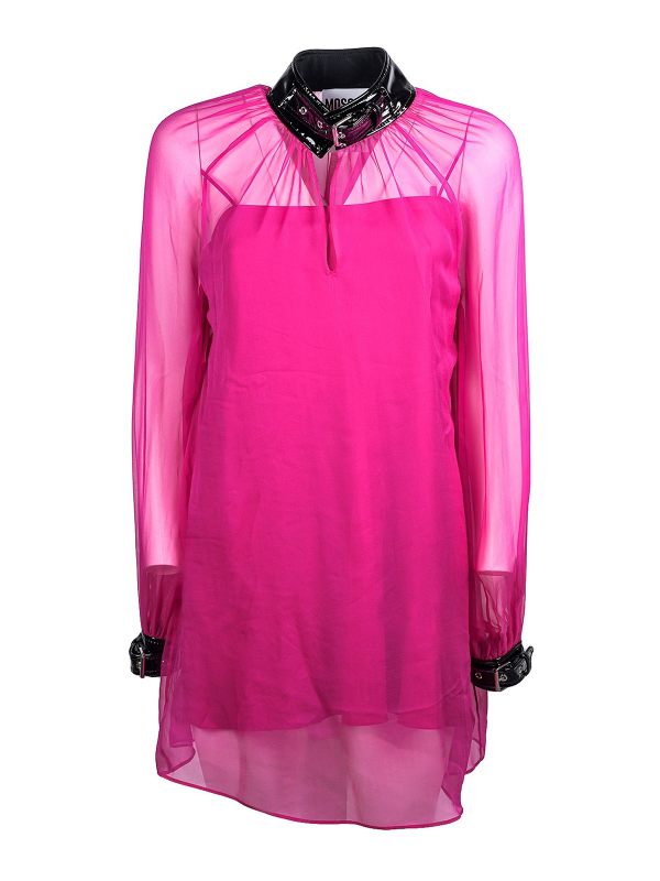 Moschino Robe Courte - Fuchsia