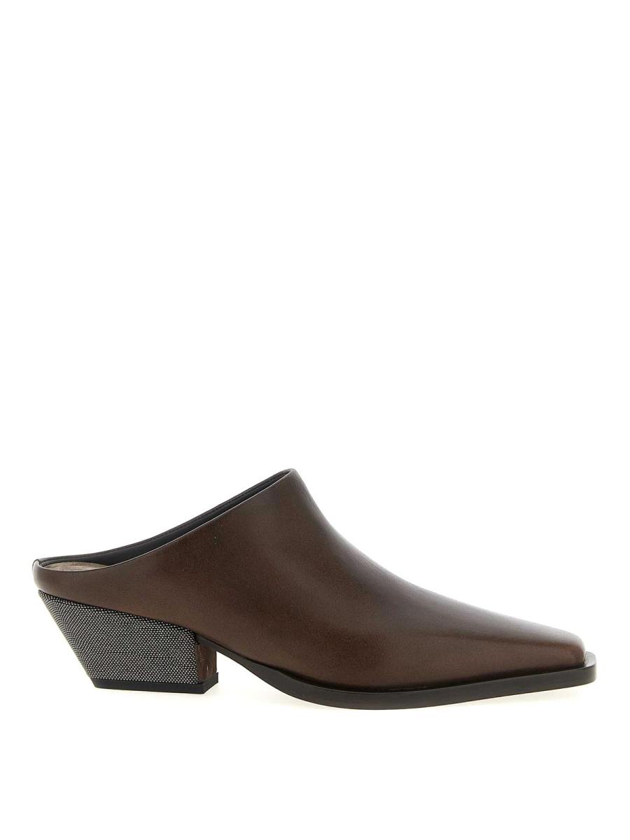 Brunello Cucinelli Mules - Marron