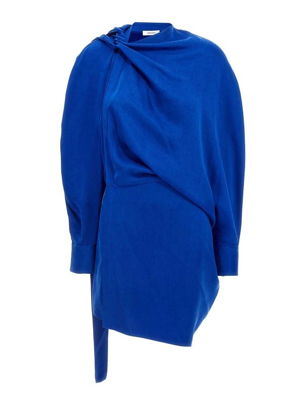 Ferragamo Robe Au Genou - Bleu