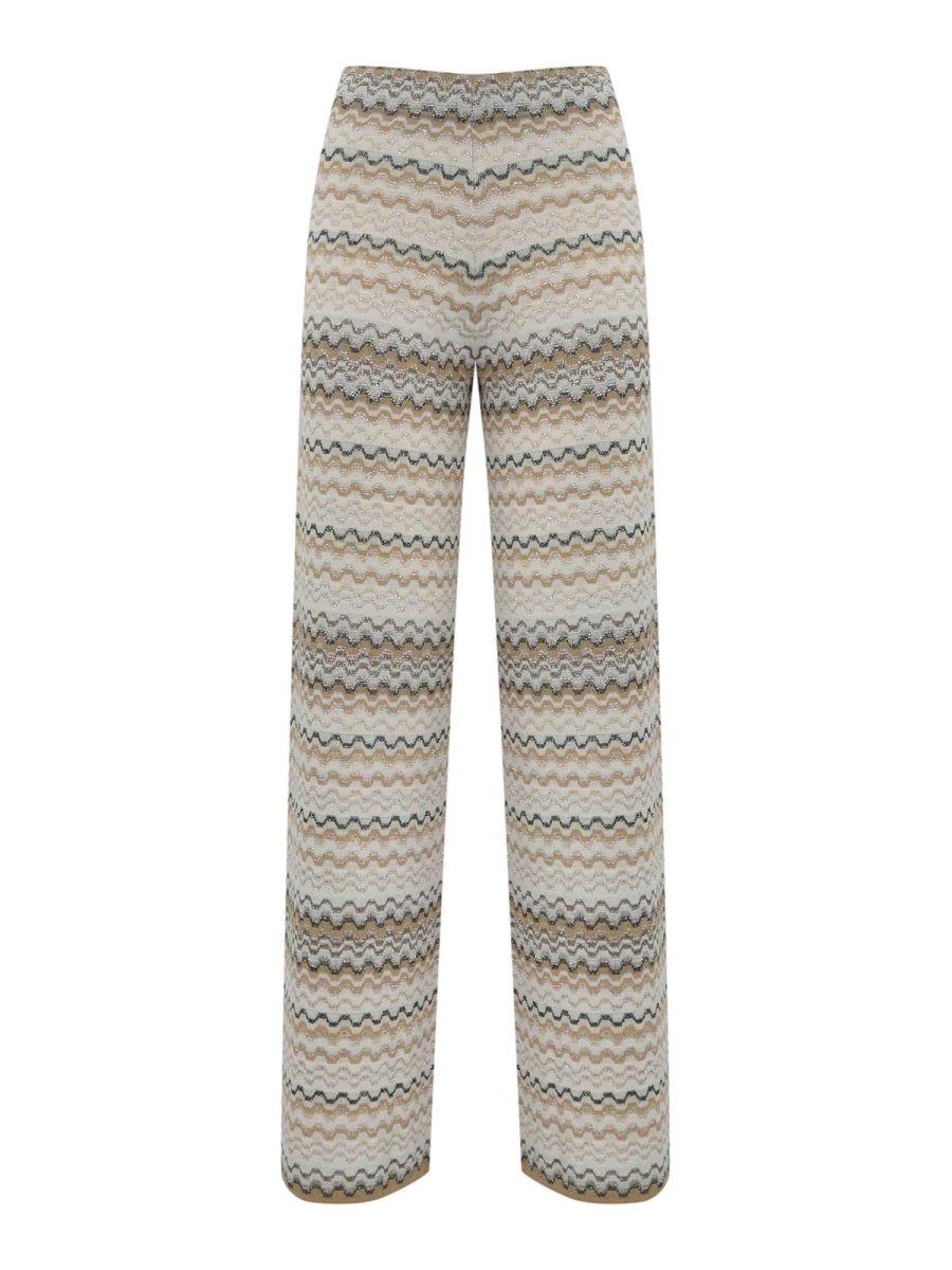D. Exterior Pantalons Décontractés - Beige