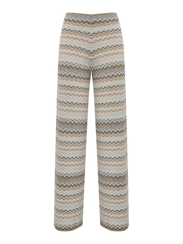 D. Exterior Pantalons Décontractés - Beige