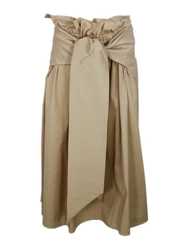 Fabiana Filippi Jupe Midi - Beige