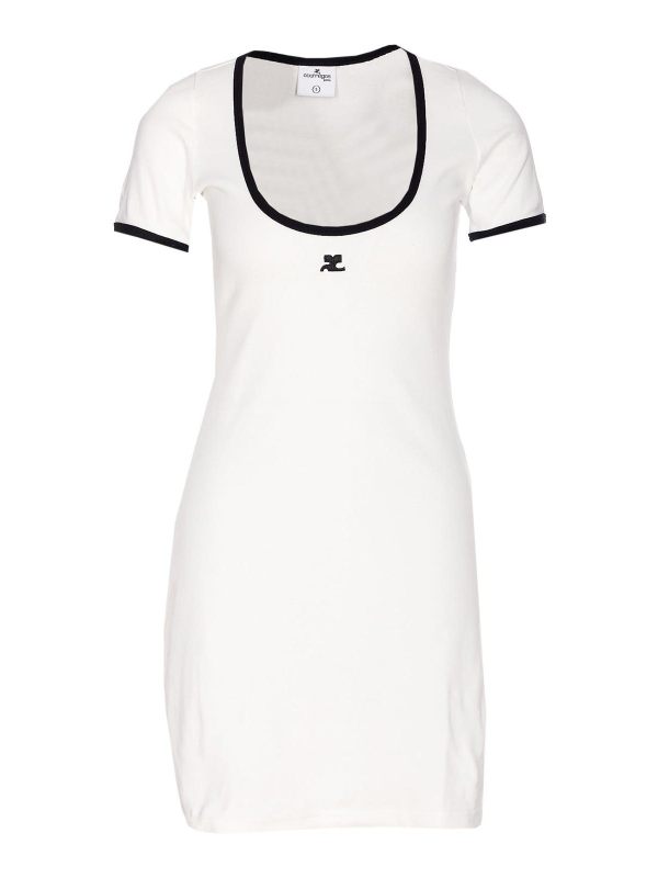 Courreges Maxi Robe - Blanc