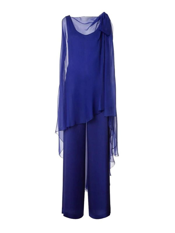 Alberta Ferretti Combinaison - Bleu