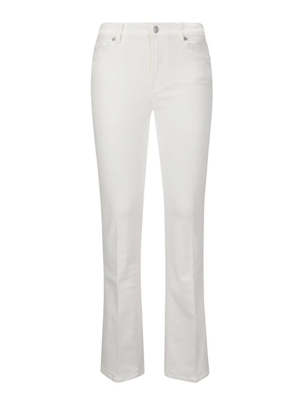 7 For All Mankind Jean Bootcut - Blanc