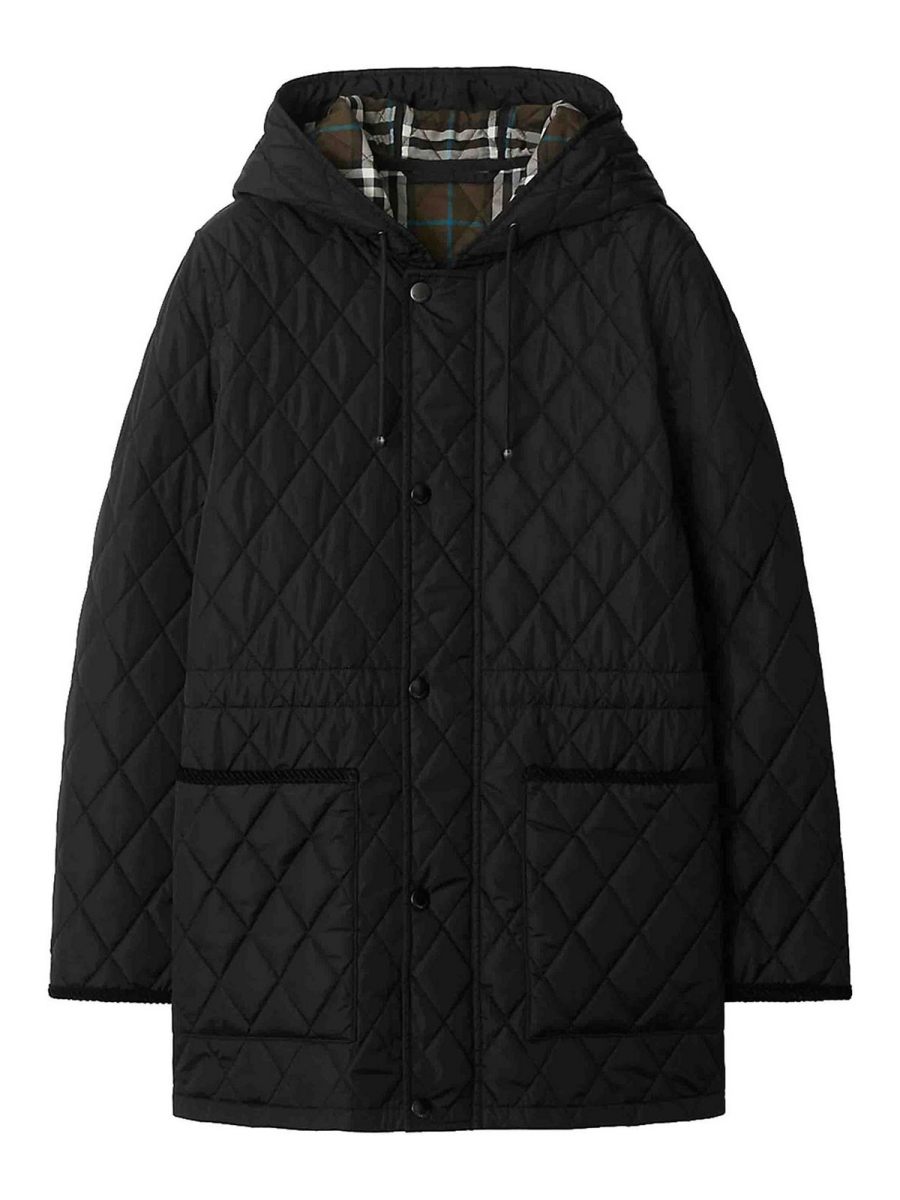 Burberry Blouson Rembourré - Noir
