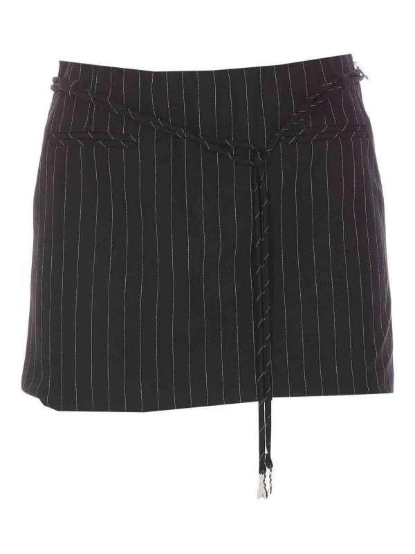 Patrizia Pepe Jupe Midi - Noir