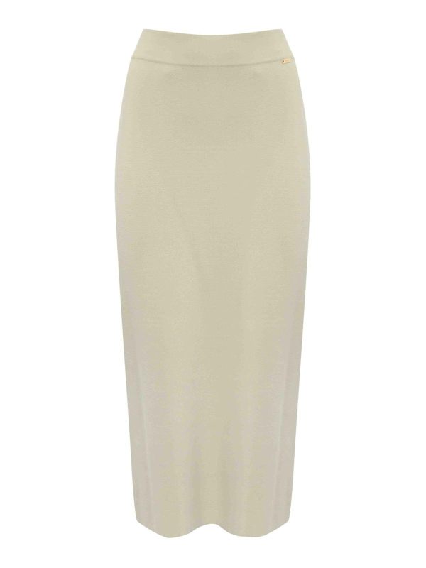 Fay Jupe Midi - Crème