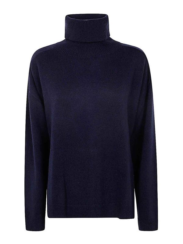 P. A.R. O.S. H. Pull Col Roulé - Bleu