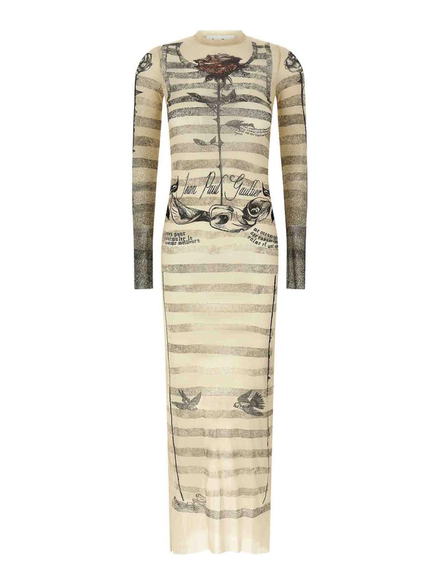 Jean Paul Gaultier Robe Au Genou - Multicolore