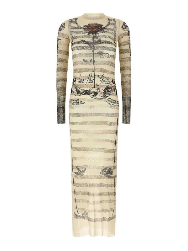 Jean Paul Gaultier Robe Au Genou - Multicolore