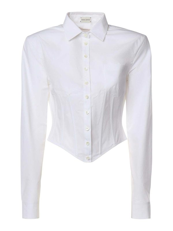 Magda Butrym Veste Casual - Blanc