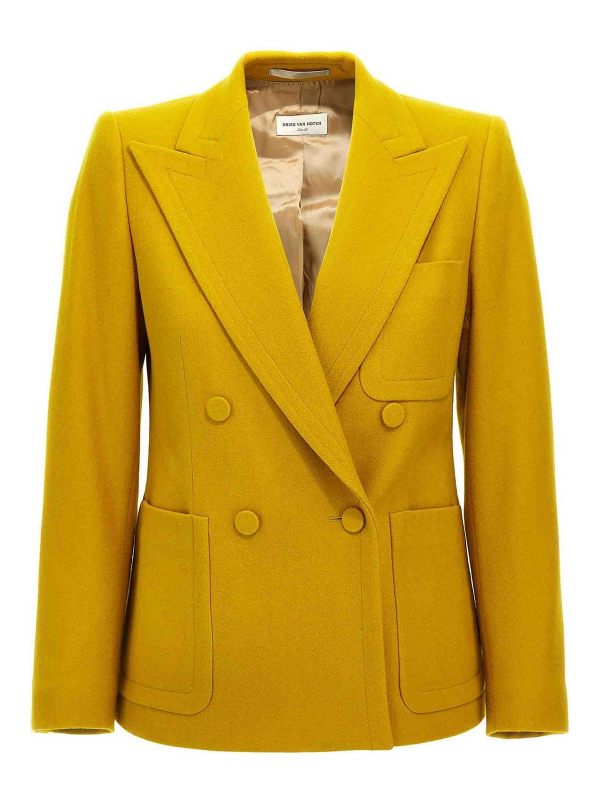 Dries Van Noten Blazer - Jaune