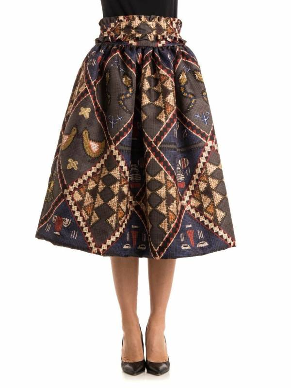 Stella Jean Jupe Longue - Multicolore