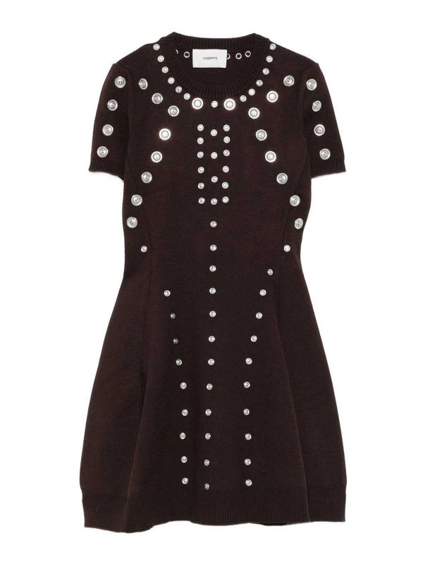 Coperni Robe Courte - Marron