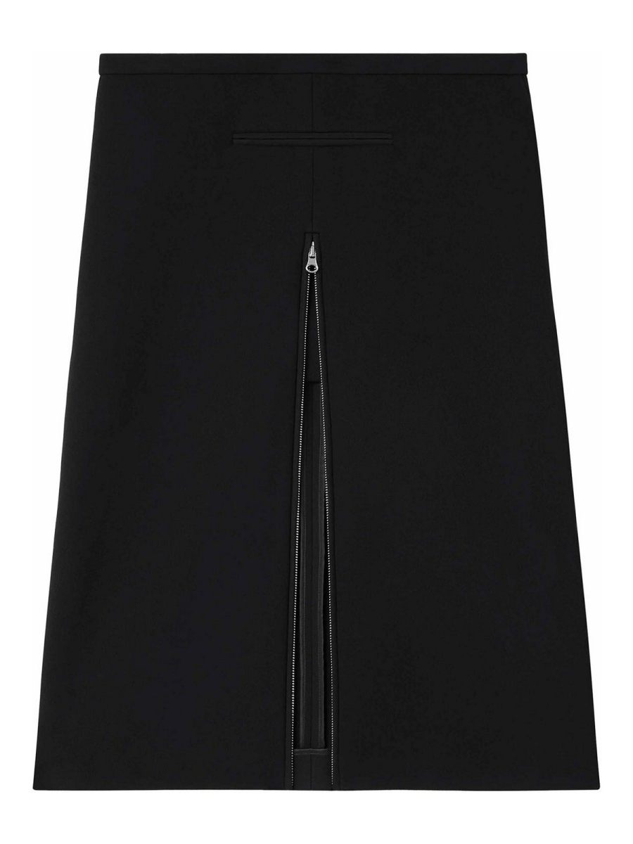 Courreges Jupe Midi - Noir