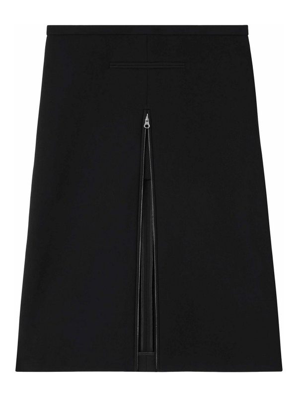 Courreges Jupe Midi - Noir