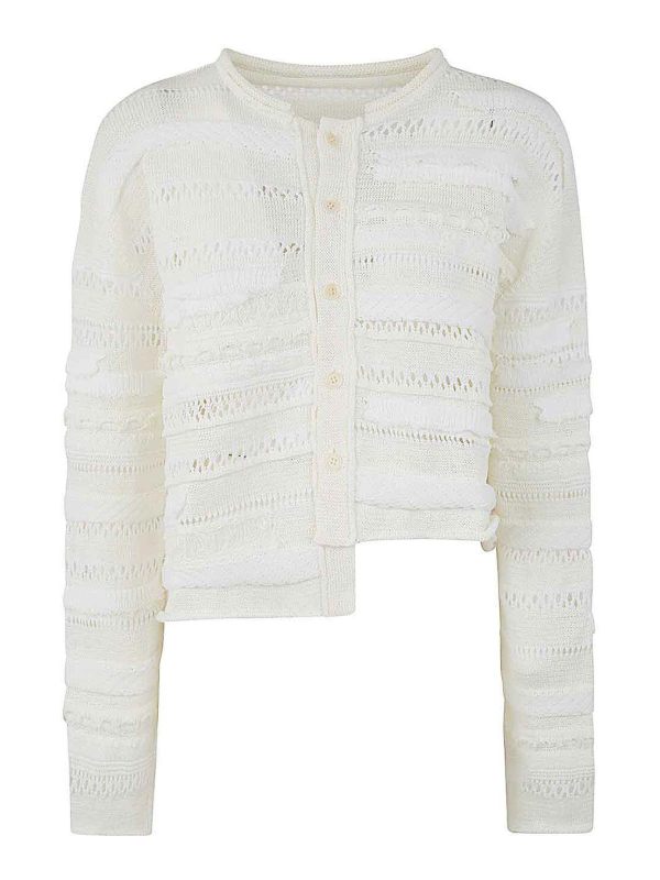 Y'S Cardigan - Blanc
