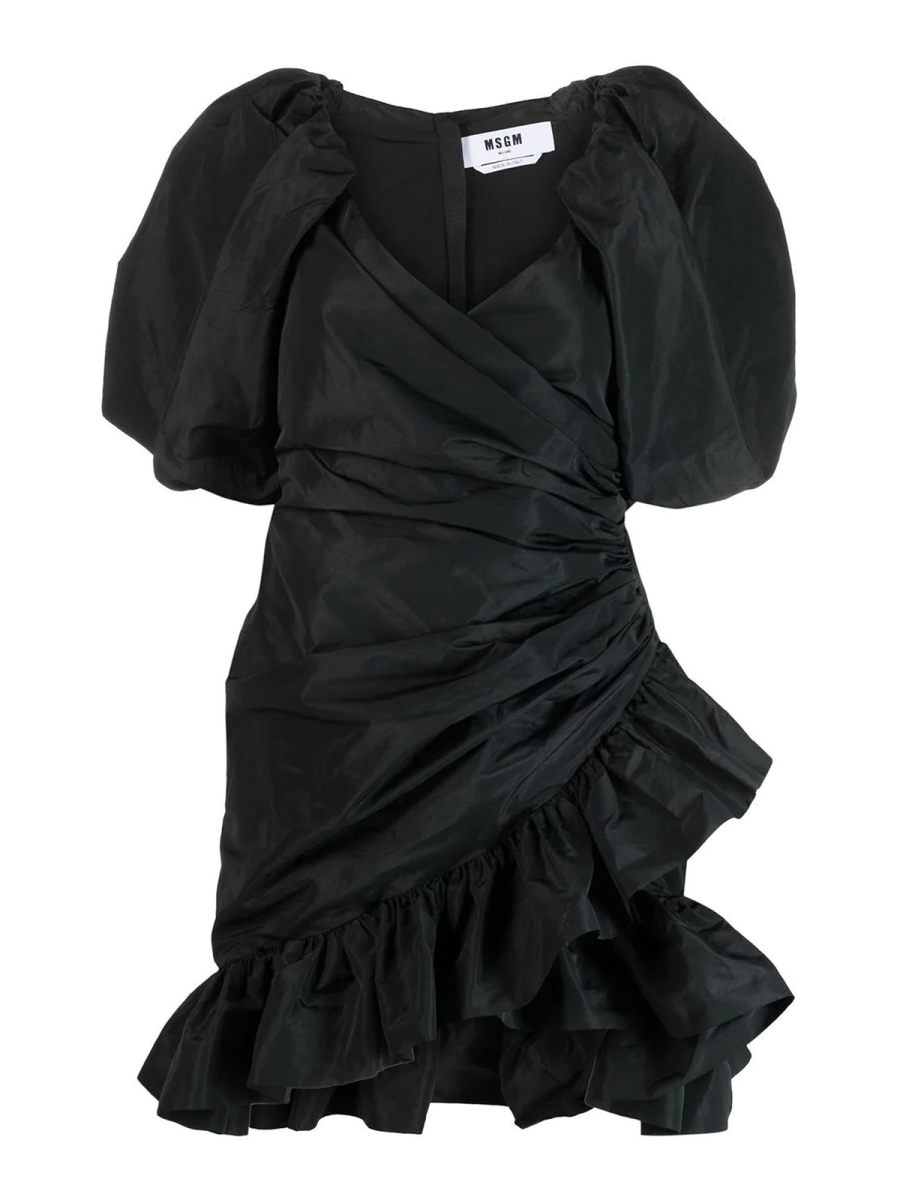 M. S.G. M. Robe Au Genou - Noir