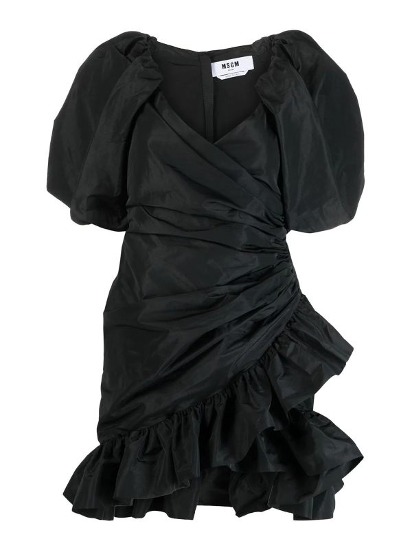 M. S.G. M. Robe Au Genou - Noir